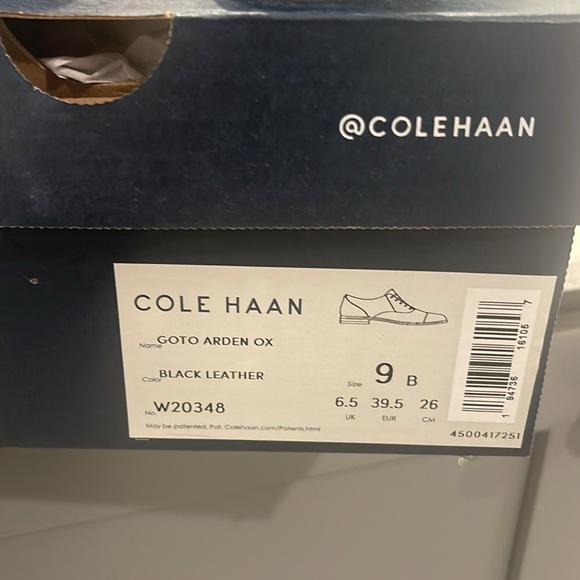 Cole Haan Black Leather GOTO Arden Ox Loafers-W20348 - Picture 3 of 3